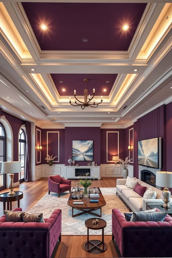 57 Plum Living Room Ideas For A Luxurious And Stylish Home