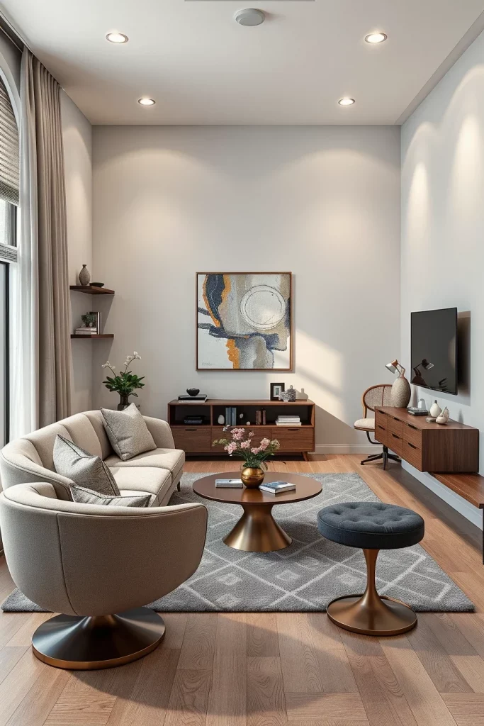 60 Curved Furniture Small Living Room Design Ideas To Maximize Style And Space