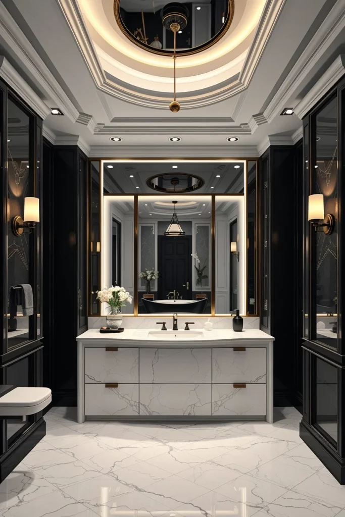 54 Black And White Bathroom Decor Ideas For A Stylish And Timeless Space