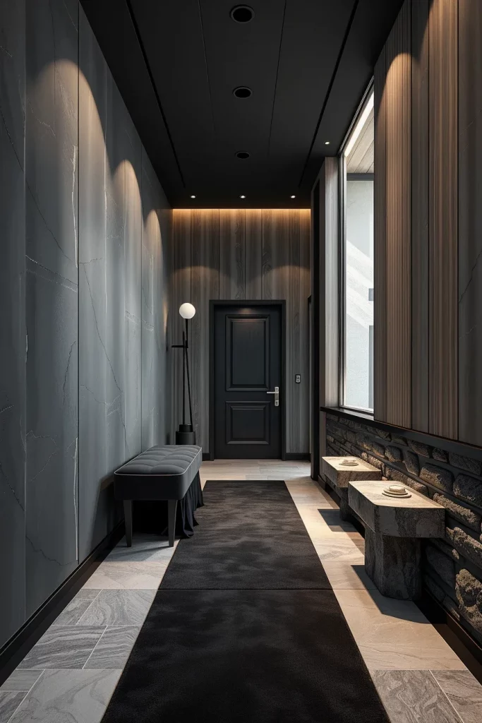 55 Modern Dark Hallway Ideas For A Stylish And Dramatic Home Entrance