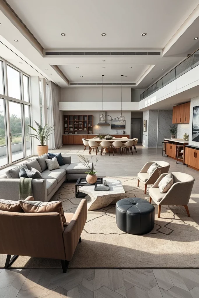 55 Open Concept Living Room Design Ideas For Stylish And Modern Homes