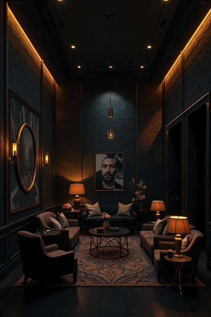 60 Dark And Moody Interiors That Bring Elegance, Drama, And Cozy Sophistication To Every Room
