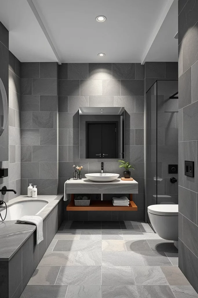 58 Modern Gray Bathroom Interior Trends That Redefine Contemporary Luxury