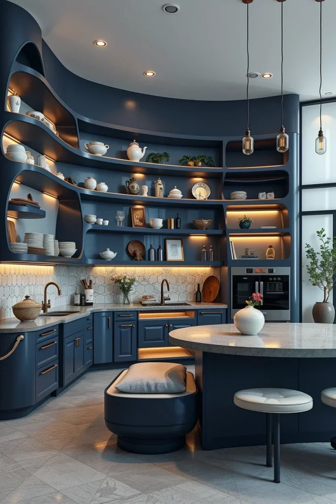 56 Navy Blue Kitchen Interior Design Ideas For A Stylish And Artistic Home