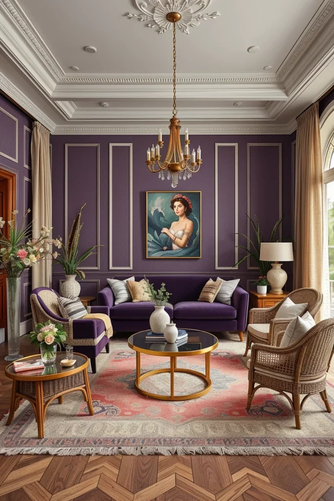 57 Plum Living Room Ideas For A Luxurious And Stylish Home