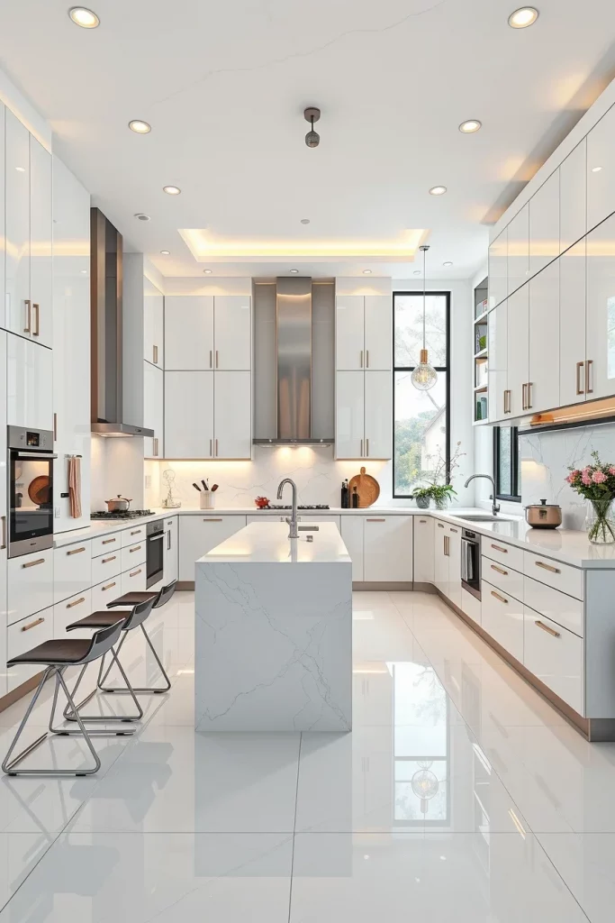 58 White Kitchen Trends To Create A Stylish And Modern Space