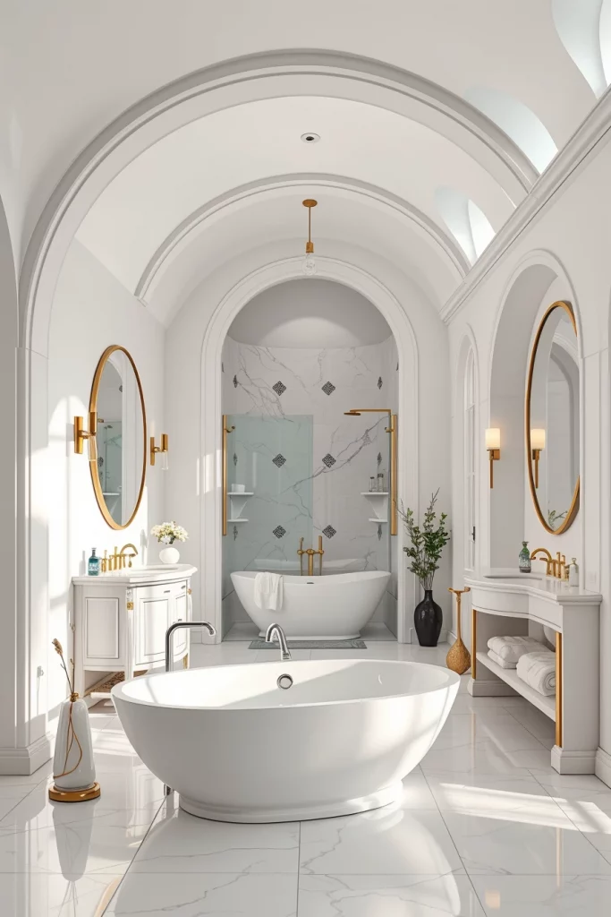 58 White Bathroom Decor Styling Ideas For A Timeless And Elegant Space