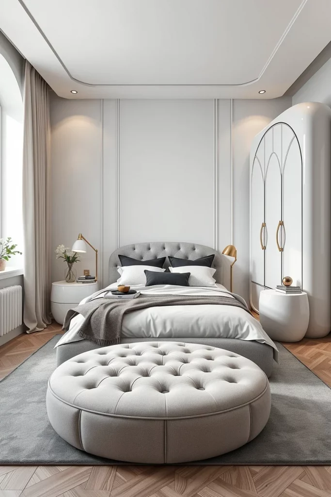 58 Curved Furniture Small Bedroom Design Ideas For Stylish Compact Spaces