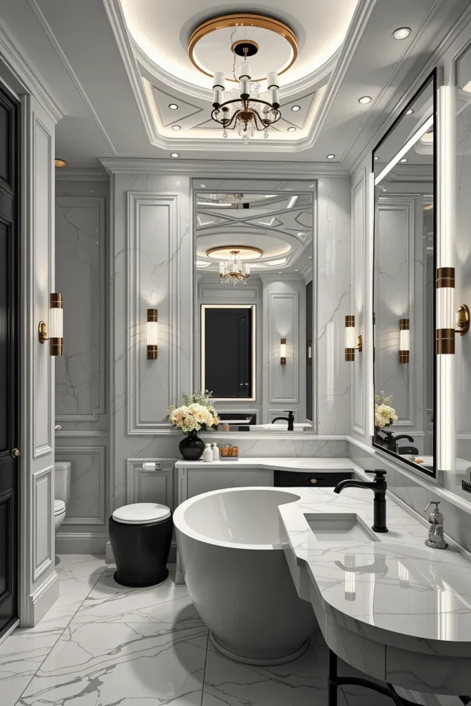 54 Black And White Bathroom Decor Ideas For A Stylish And Timeless Space