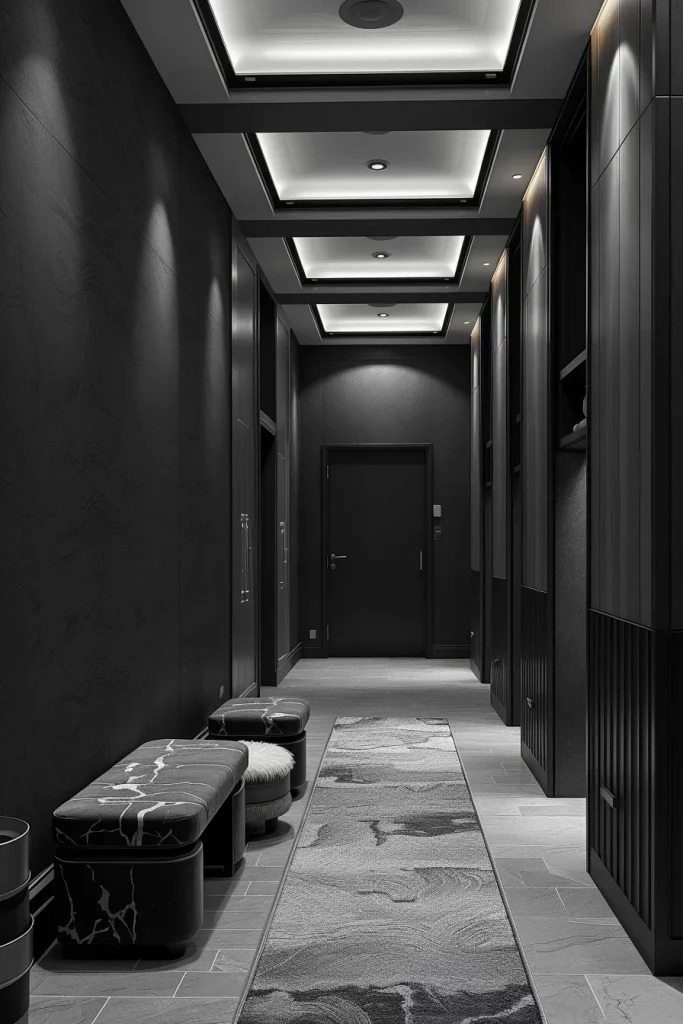 55 Modern Dark Hallway Ideas For A Stylish And Dramatic Home Entrance