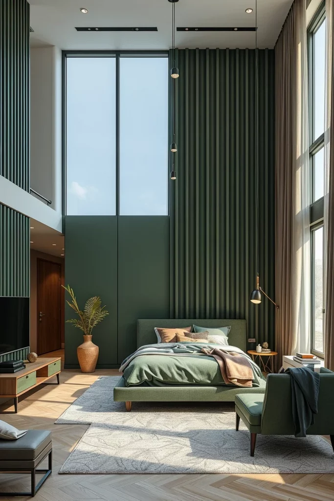 55 Modern Green Bedroom Ideas For A Stylish And Refreshing Retreat