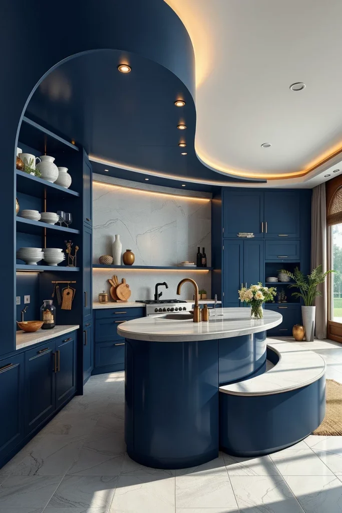 56 Navy Blue Kitchen Interior Design Ideas For A Stylish And Artistic Home