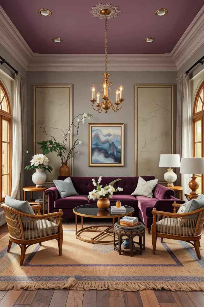 57 Plum Living Room Ideas For A Luxurious And Stylish Home