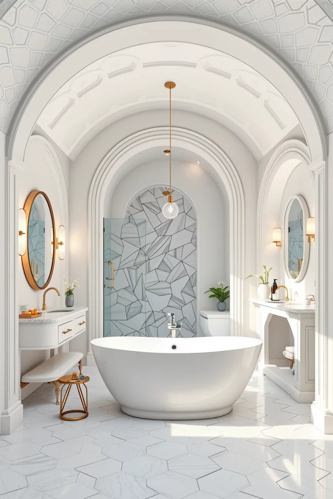 58 White Bathroom Decor Styling Ideas For A Timeless And Elegant Space
