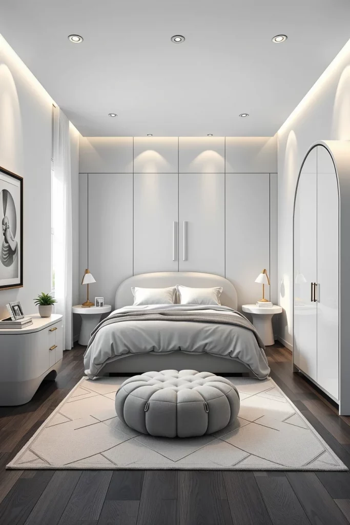 58 Curved Furniture Small Bedroom Design Ideas For Stylish Compact Spaces