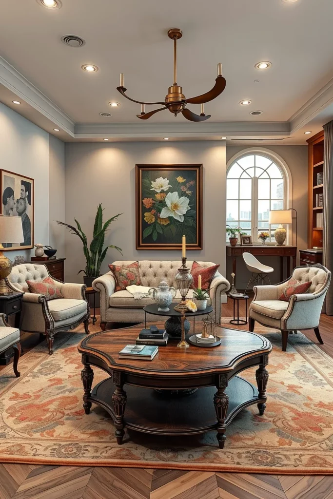 57 Vintage Living Room Decor Ideas For A Timeless And Cozy Home