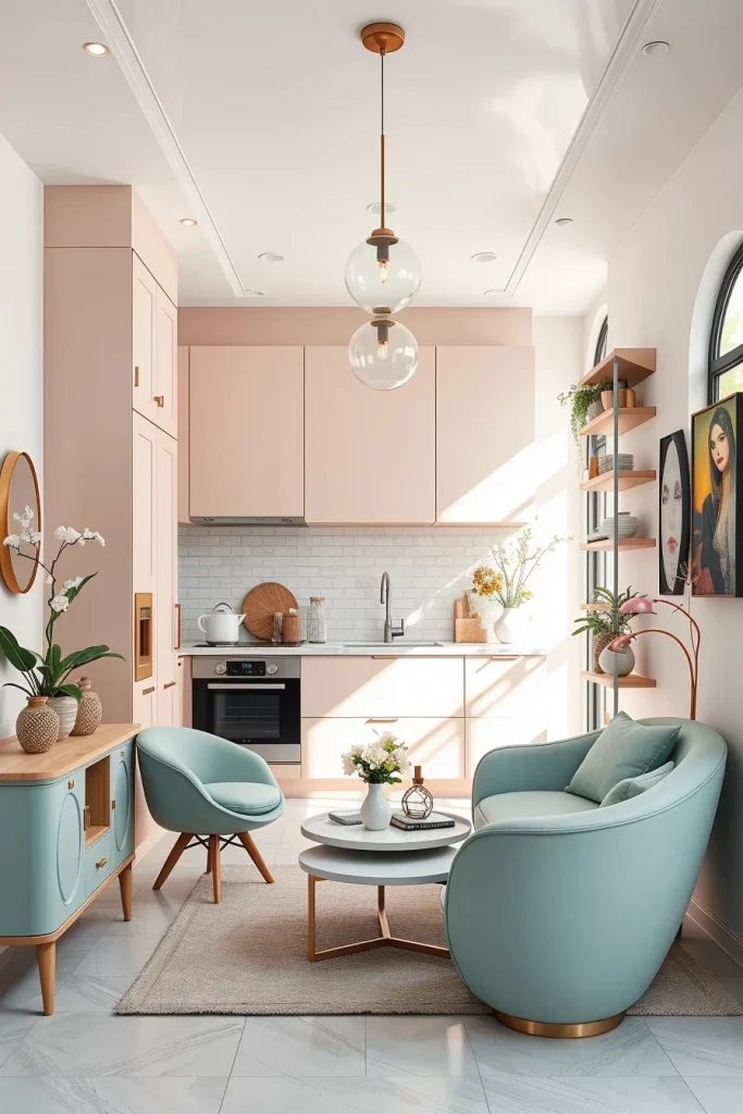 58 Small Kitchen Color Schemes Modern Style For Elegant And Functional Spaces