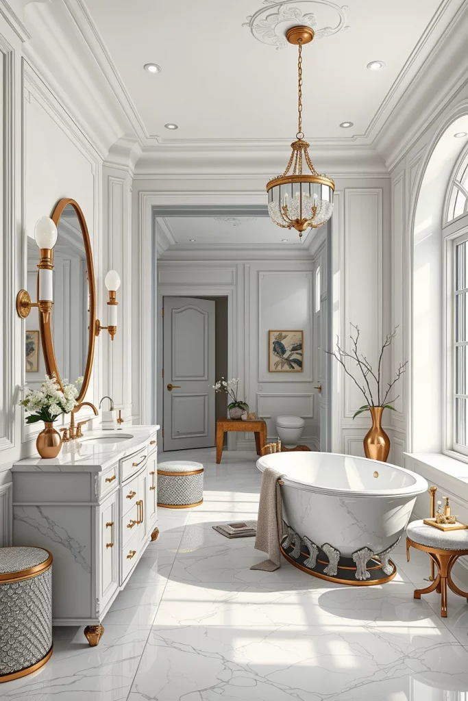 58 White Bathroom Decor Styling Ideas For A Timeless And Elegant Space