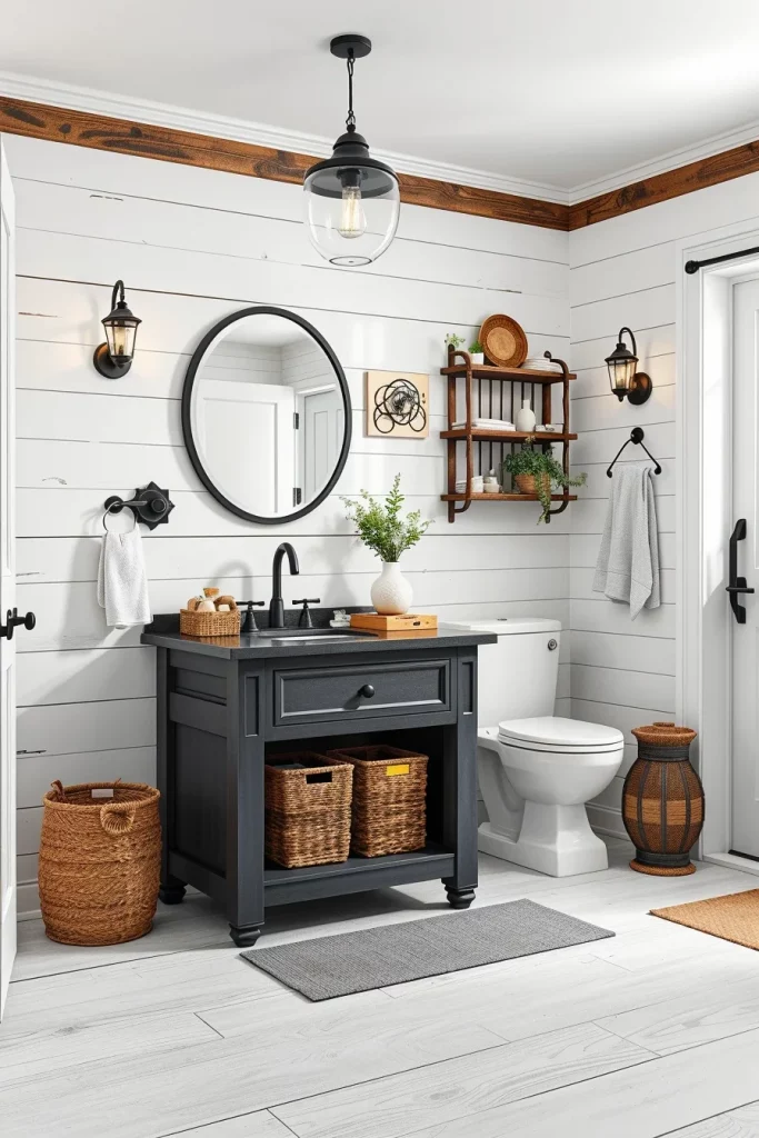 54 Black And White Bathroom Decor Ideas For A Stylish And Timeless Space