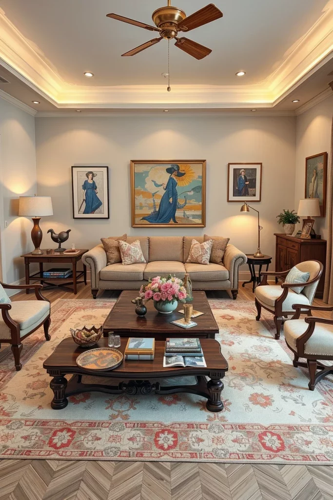 57 Vintage Living Room Decor Ideas For A Timeless And Cozy Home