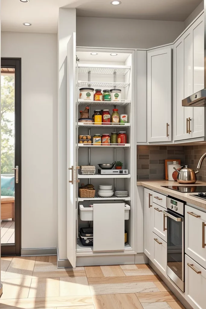 54 Compact Kitchen Design With Smart Storage Ideas For Stylish Small Spaces