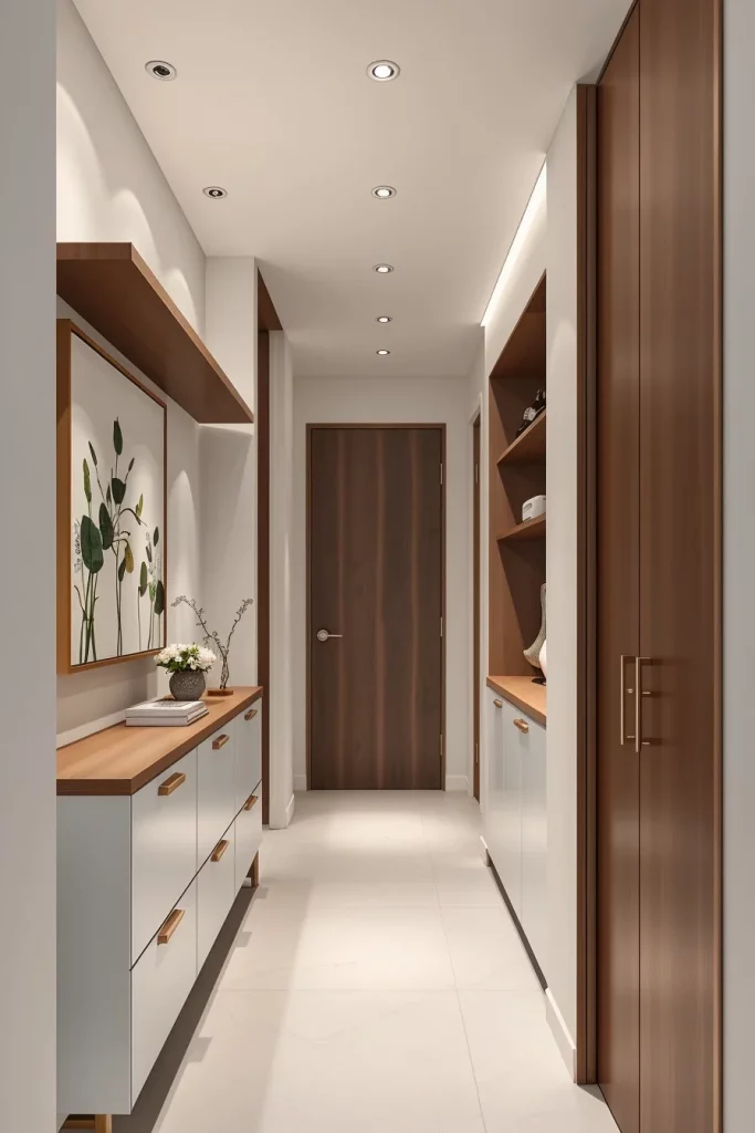 57 Modern Narrow Hallway Decorating Ideas To Transform Small Spaces