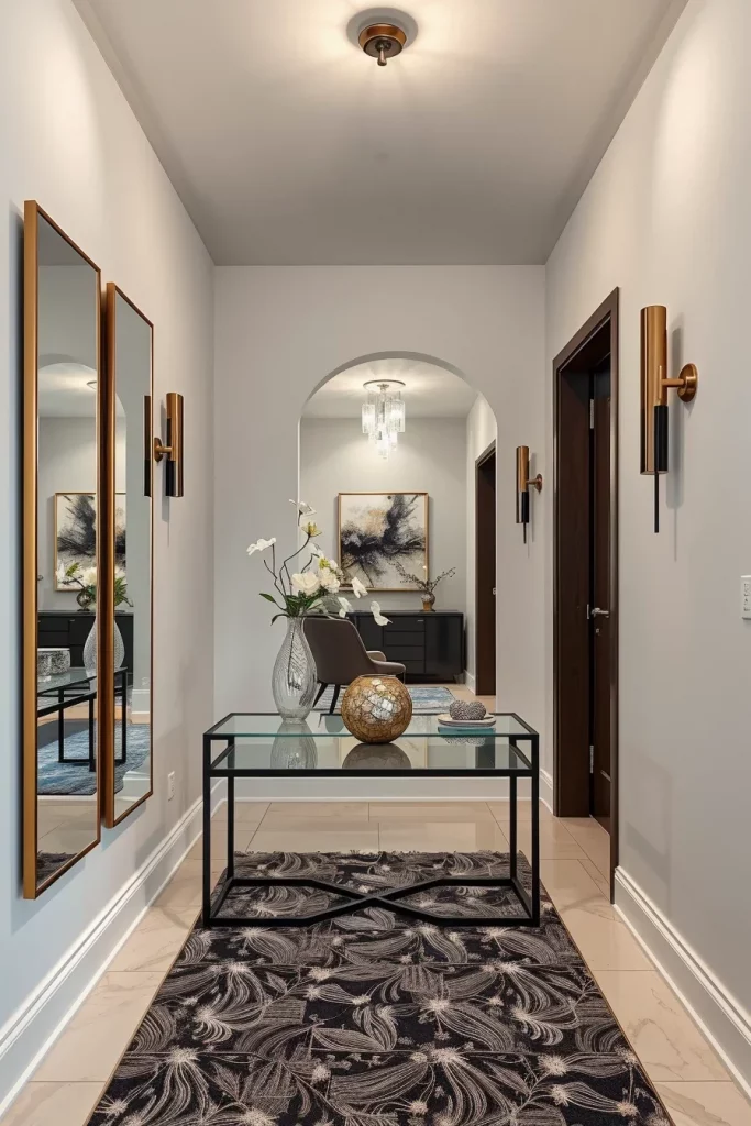 59 Modern Hallway Decor Styling Ideas To Create A Stunning Entryway