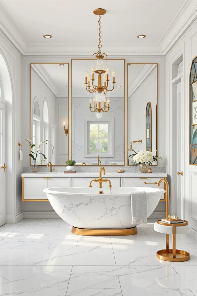 58 White Bathroom Decor Styling Ideas For A Timeless And Elegant Space