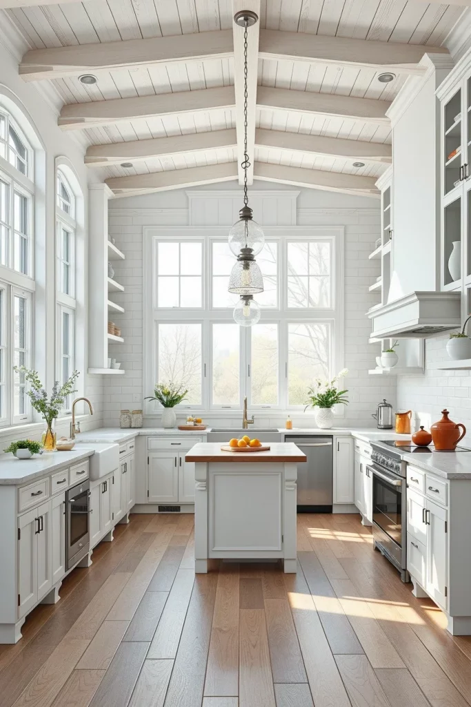 56 White Farmhouse Kitchen Decor Inspiration Ideas For A Timeless And Cozy Home