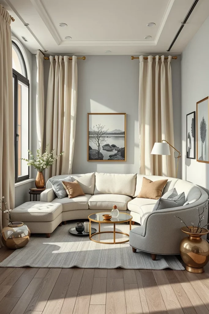 60 Curved Furniture Small Living Room Design Ideas To Maximize Style And Space