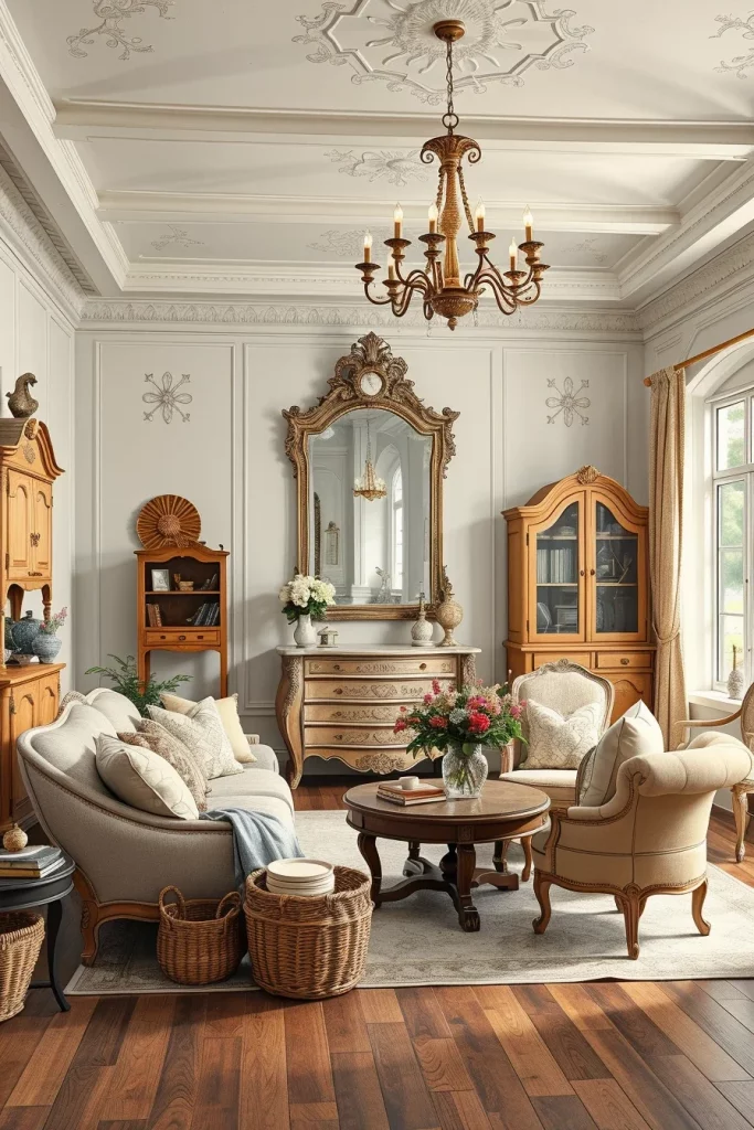 57 Vintage Living Room Decor Ideas For A Timeless And Cozy Home