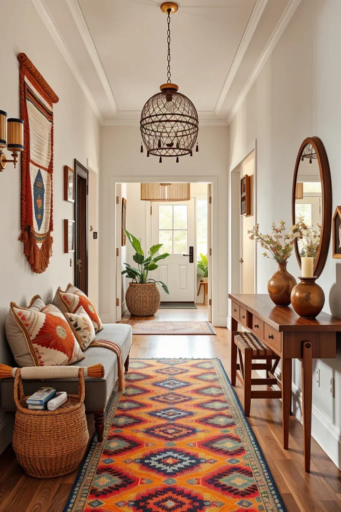 60 Afrohemian Hallway Decor Ideas To Create A Stylish And Cultural Entryway