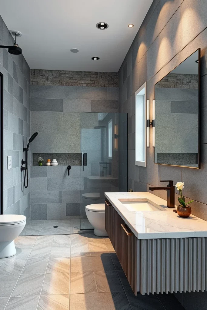 58 Modern Gray Bathroom Interior Trends That Redefine Contemporary Luxury