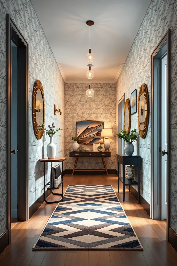 57 Modern Narrow Hallway Decorating Ideas To Transform Small Spaces