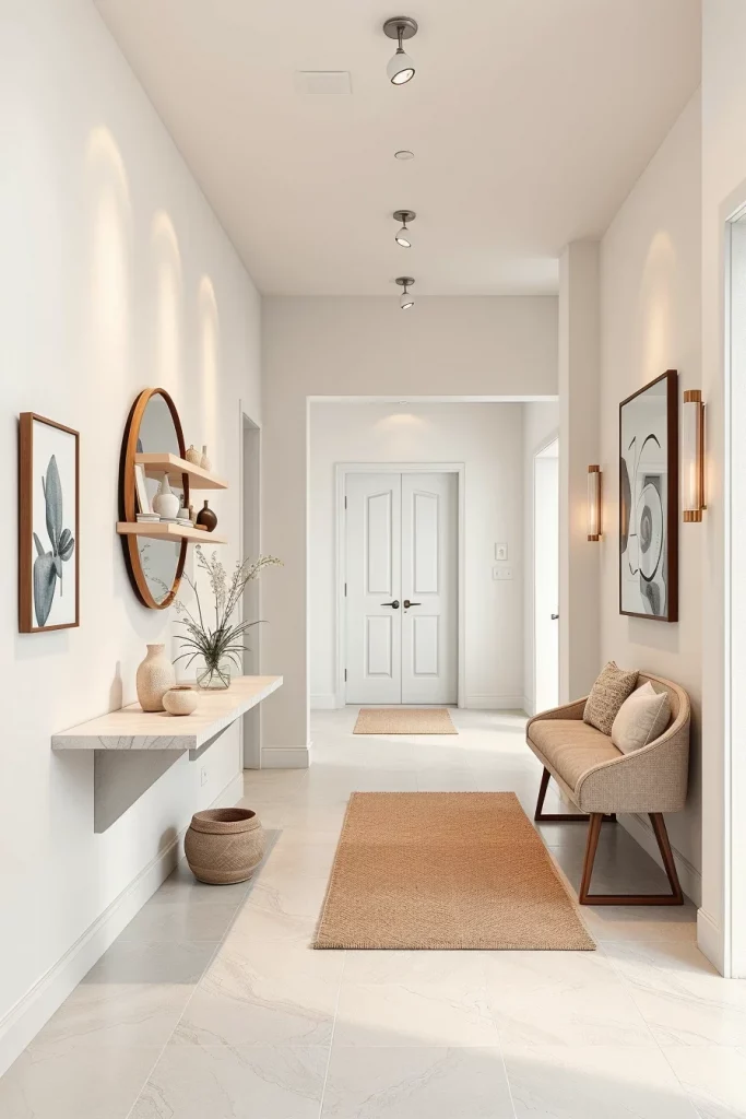 59 Modern Hallway Decor Styling Ideas To Create A Stunning Entryway