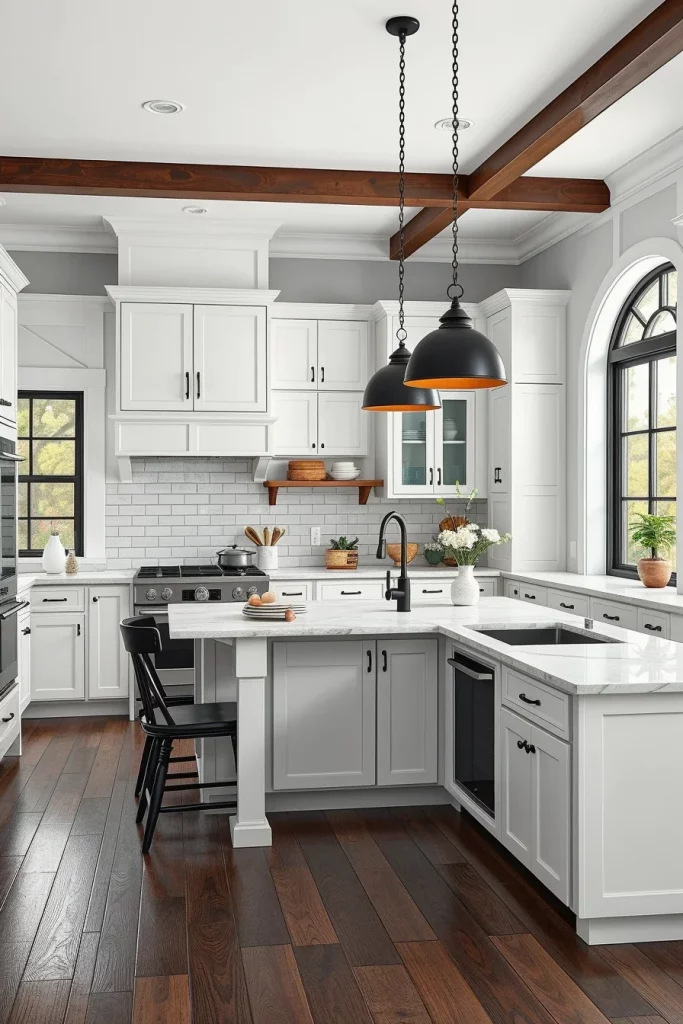 56 White Farmhouse Kitchen Decor Inspiration Ideas For A Timeless And Cozy Home