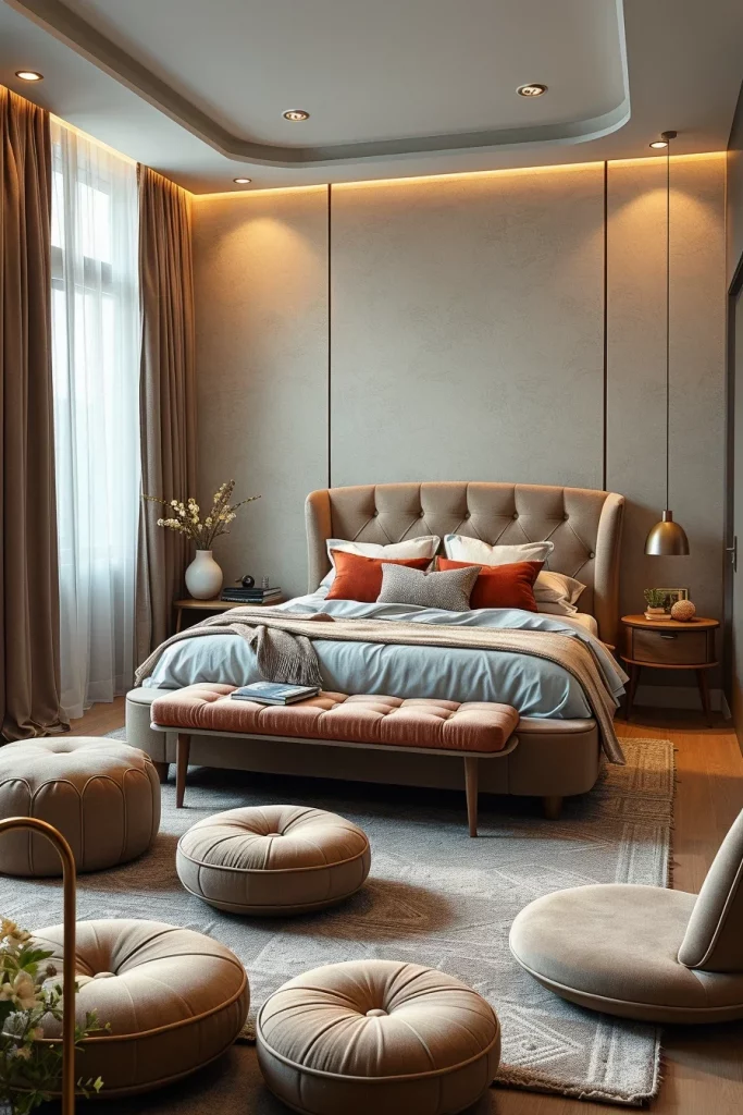 58 Curved Furniture Small Bedroom Design Ideas For Stylish Compact Spaces