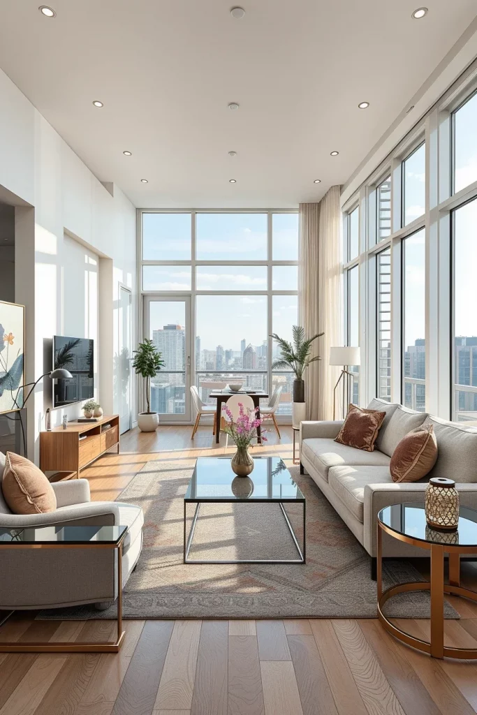59 Small Apartment Living Room Design Ideas For Stylish And Functional Spaces