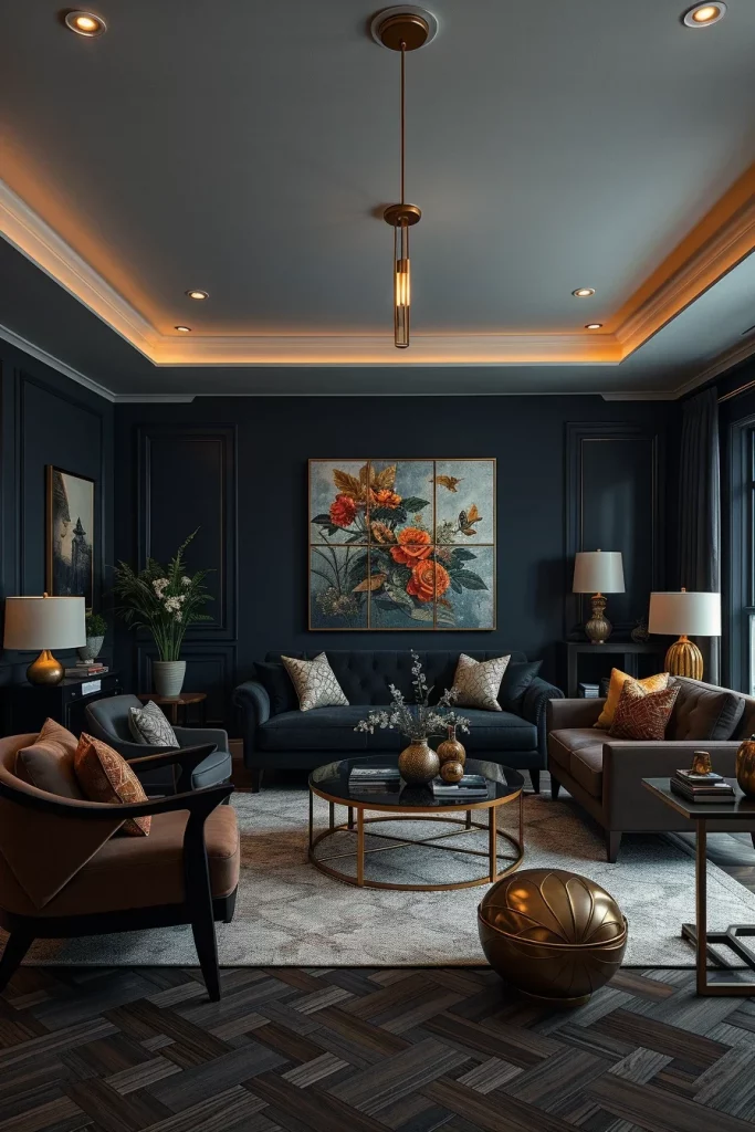 60 Dark And Moody Interiors That Bring Elegance, Drama, And Cozy Sophistication To Every Room