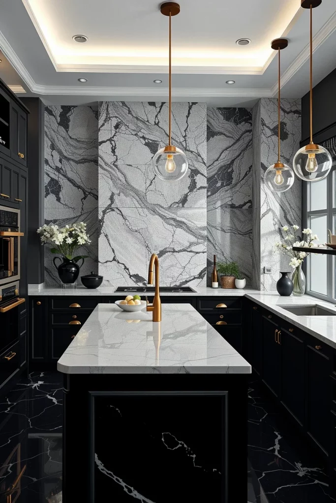 57 Black And White Kitchen Decorating Inspiration Ideas For A Stylish Modern Home