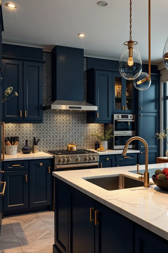 56 Navy Blue Kitchen Interior Design Ideas For A Stylish And Artistic Home