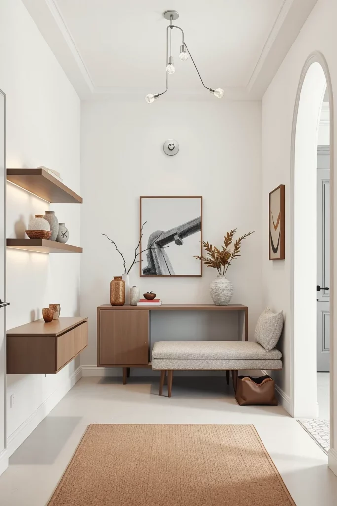 59 Modern Hallway Decor Styling Ideas To Create A Stunning Entryway