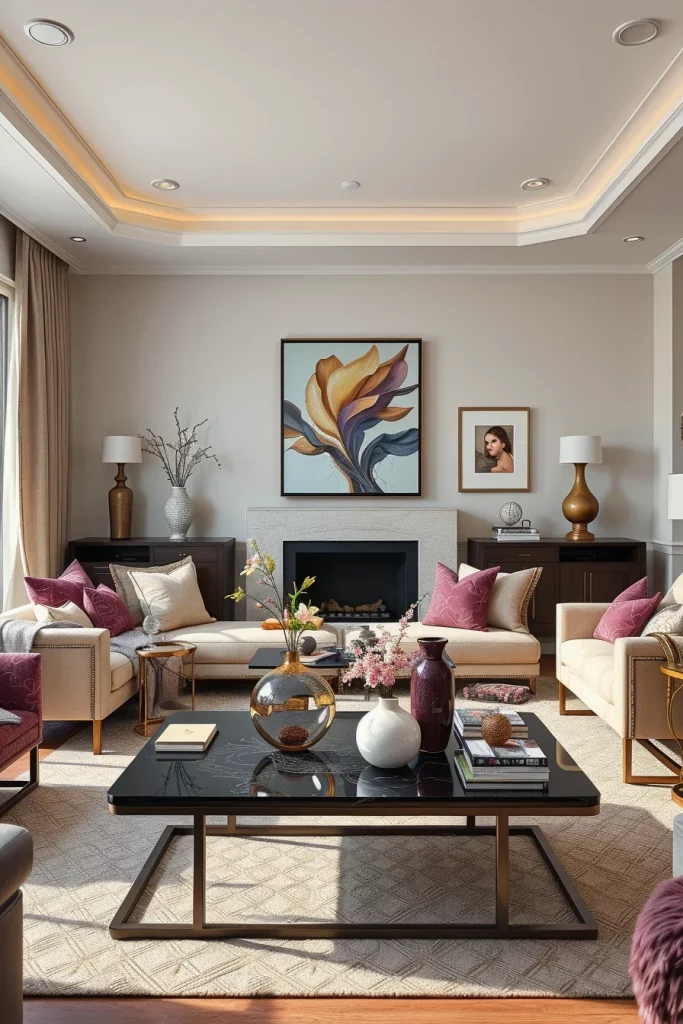 57 Plum Living Room Ideas For A Luxurious And Stylish Home