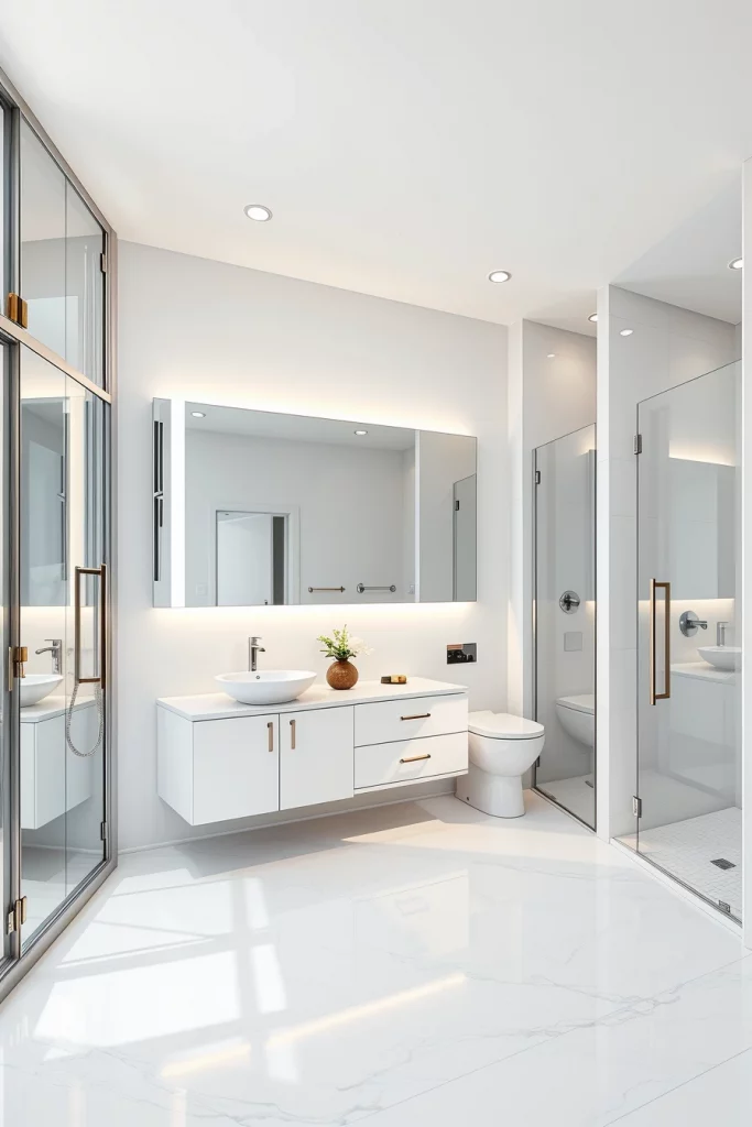 58 White Bathroom Decor Styling Ideas For A Timeless And Elegant Space