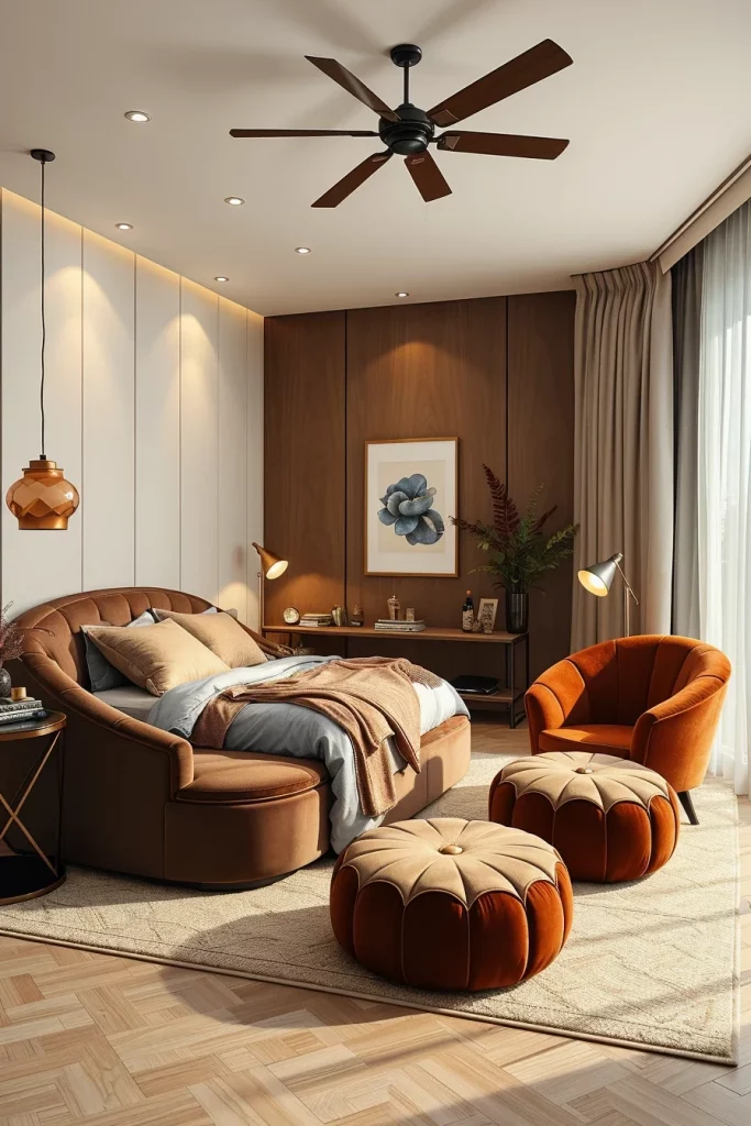 58 Curved Furniture Small Bedroom Design Ideas For Stylish Compact Spaces
