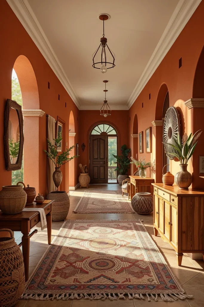 60 Afrohemian Hallway Decor Ideas To Create A Stylish And Cultural Entryway