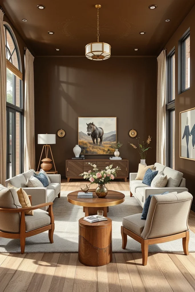 55 Warm Chocolate Brown Wall Colors: Cozy And Elegant Ideas For Every Room