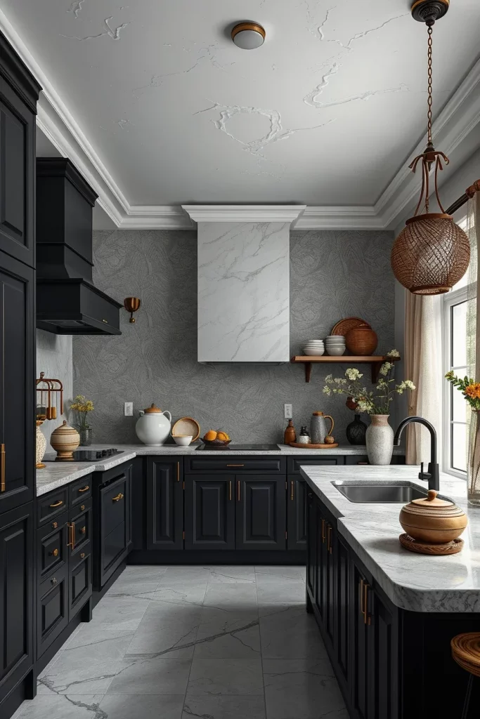 57 Black And White Kitchen Decorating Inspiration Ideas For A Stylish Modern Home