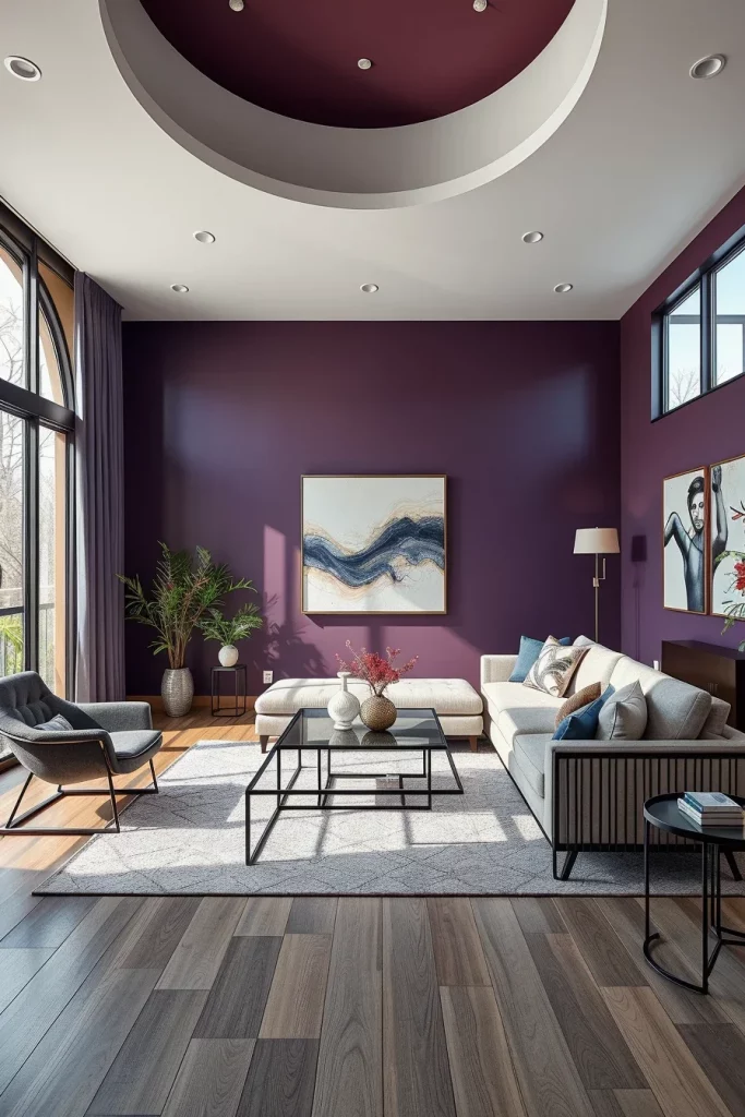 57 Plum Living Room Ideas For A Luxurious And Stylish Home