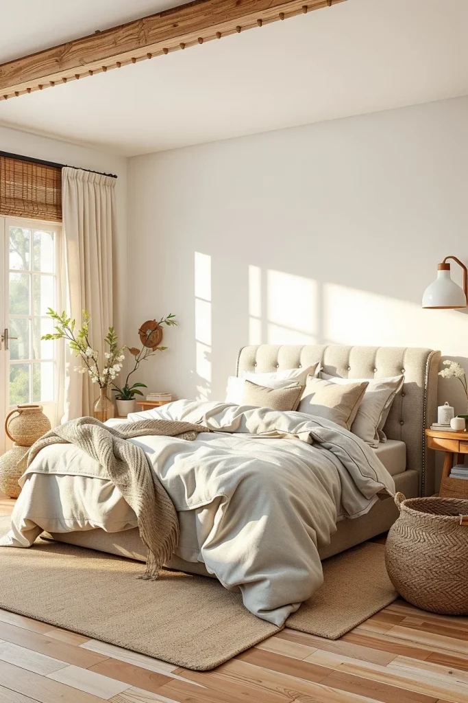 60 Natural Bedroom Aesthetic Ideas To Create A Calm And Cozy Retreat